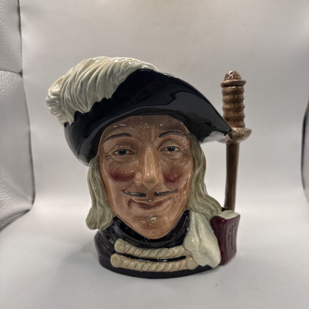Royal Doulton 1955 Large Toby Jug Aramis D 6411 Three Musketeers 7.5” *